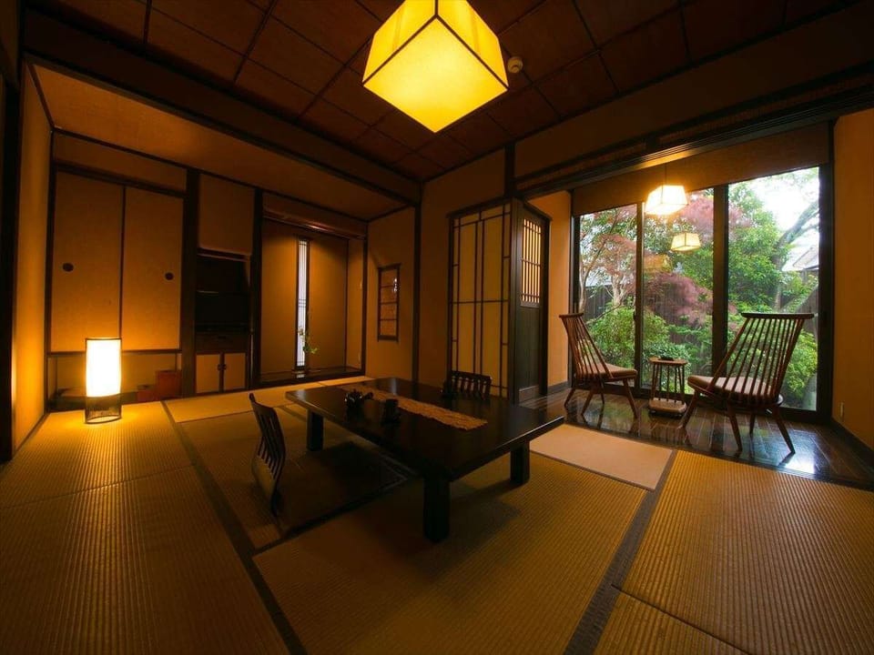 Japanese Style Room with Semi-open-air Bath | Minibar (free items), in-room safe, WiFi (free)
