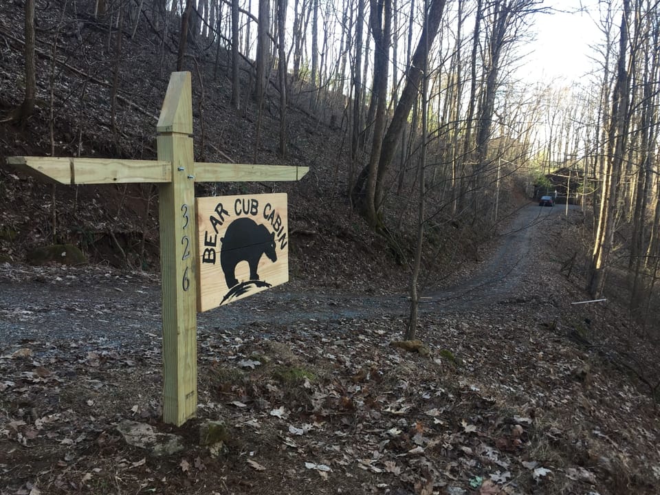 Sign at the driveway. Please look for the sign and driveway right after. 
