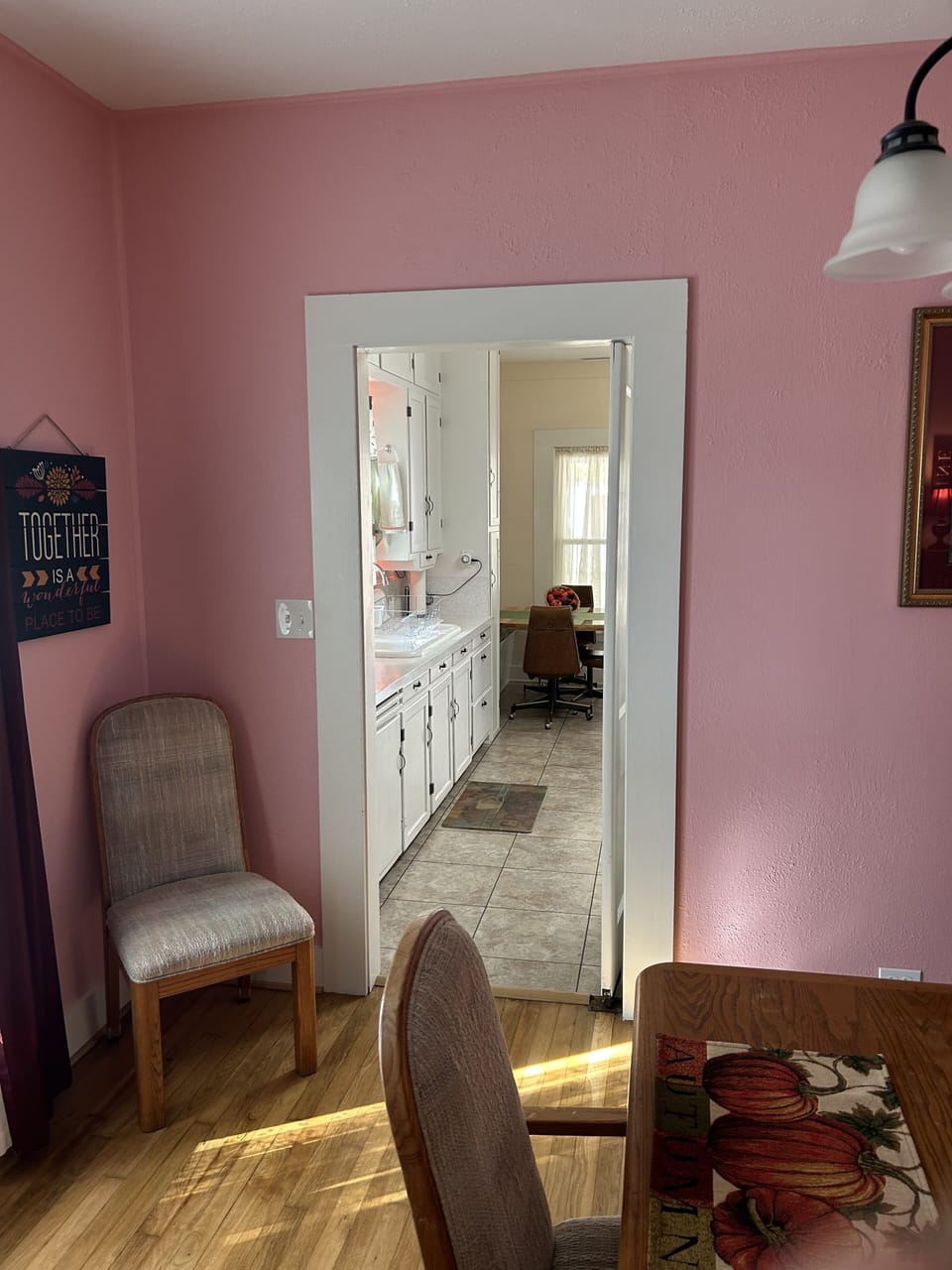 Dining and kitchen 