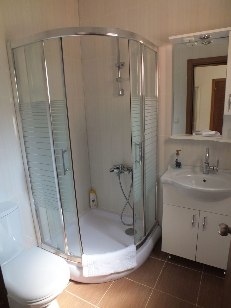 Superior Double Room | Bathroom | Shower, free toiletries, hair dryer, slippers