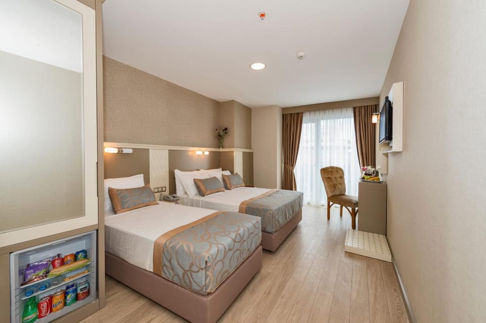 Premium bedding, minibar, in-room safe, desk