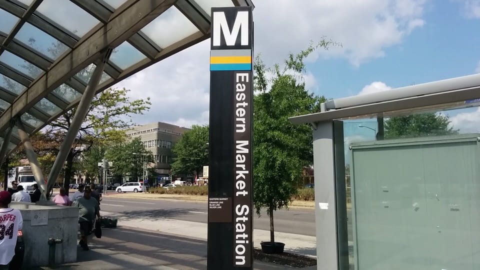Eastern Market Metro and Trader Joe's, 8 minute walk 