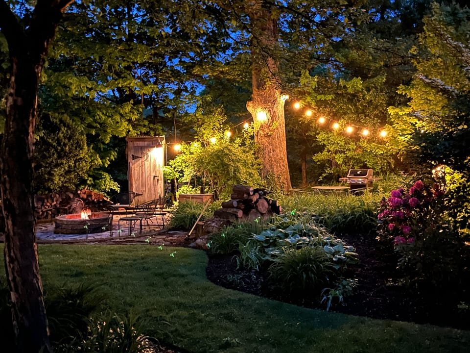 Fire Pit Patio Area