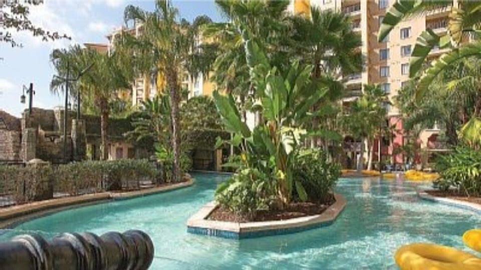 Try one of the lazy rivers after a busy day at Disney!  