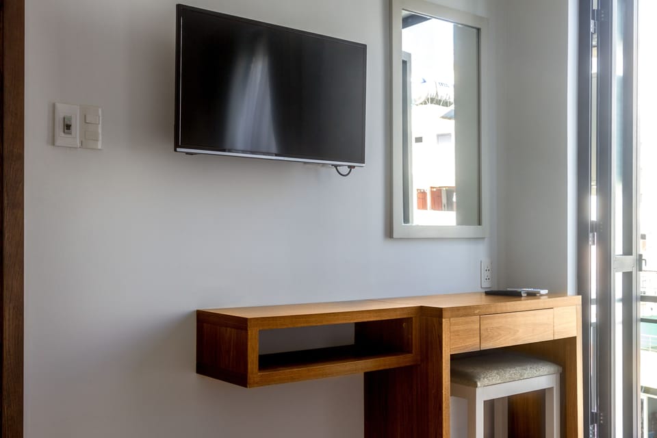 Apartment, 1 Bedroom, Balcony | Minibar, desk, blackout drapes, soundproofing