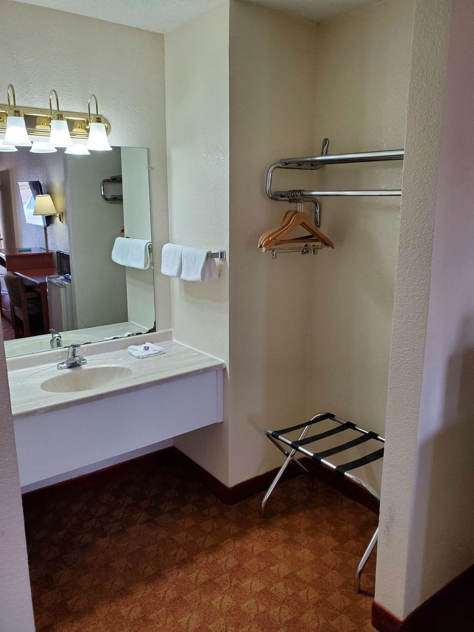 Free toiletries, hair dryer, towels