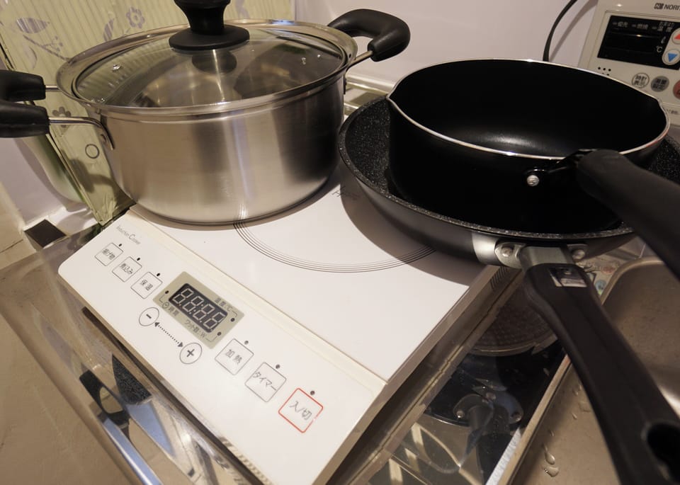 Condo / Apartment | Private kitchen | Fridge, microwave, stovetop, electric kettle