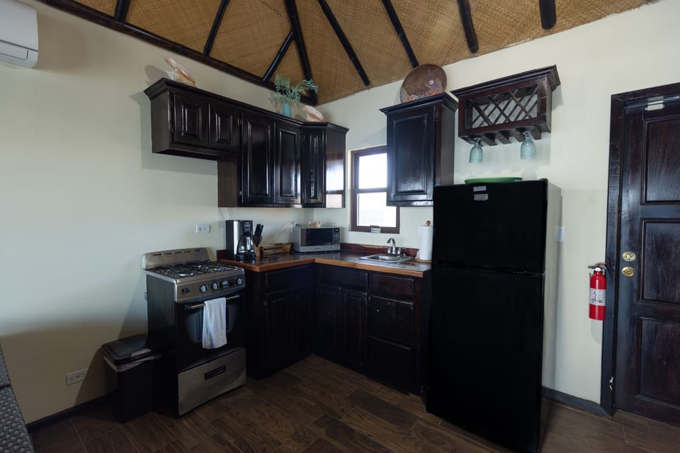 Honeymoon Bungalow, 1 King Bed, Private Pool, Ocean View | Private kitchenette
