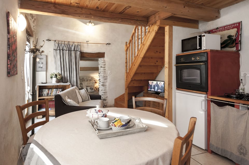 Superior Double Room, Terrace, Garden View | Private kitchenette | Fridge, microwave, oven, stovetop