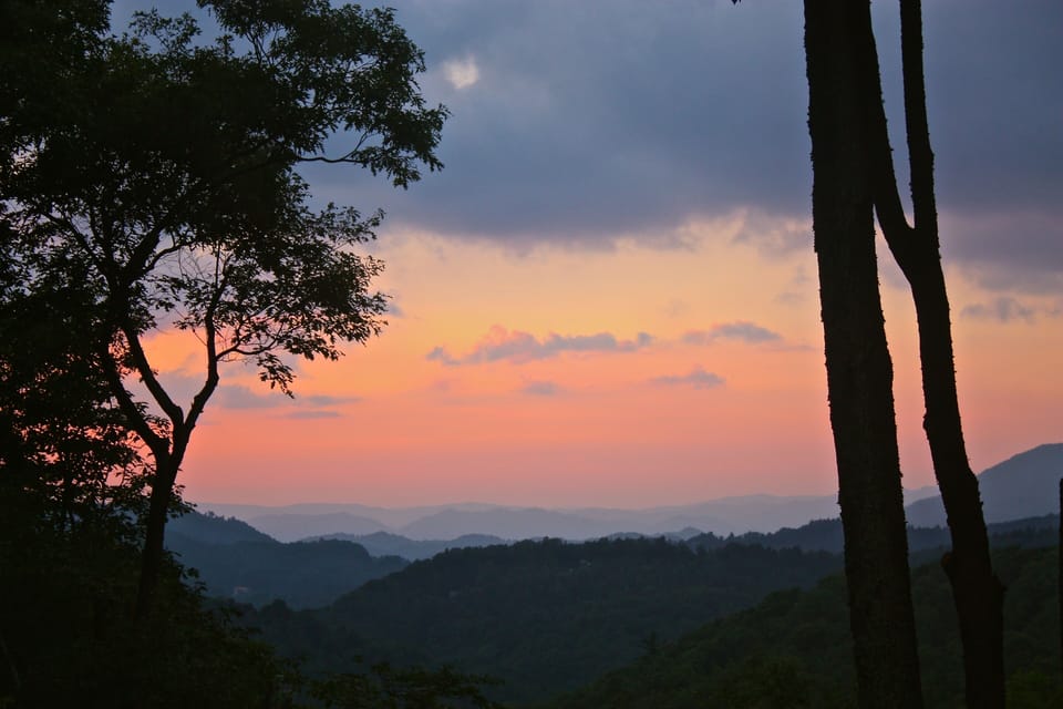 Amazing sunset view from the deck