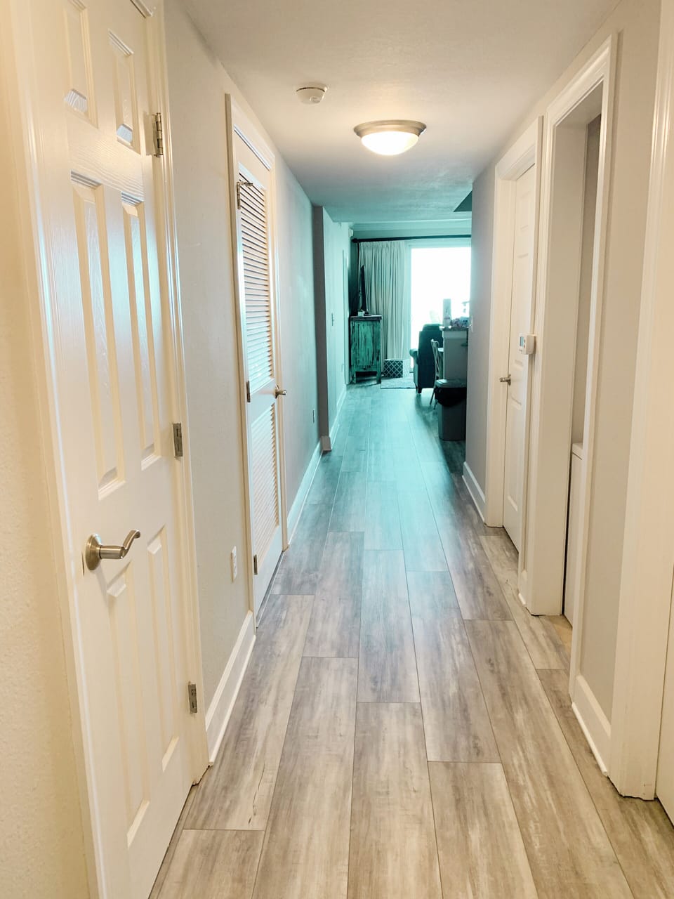 Looking into the unit from front door 