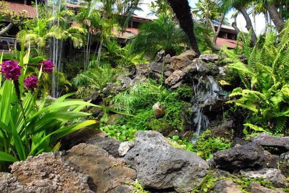 Kihei Resort has beautifully landscaped grounds.
