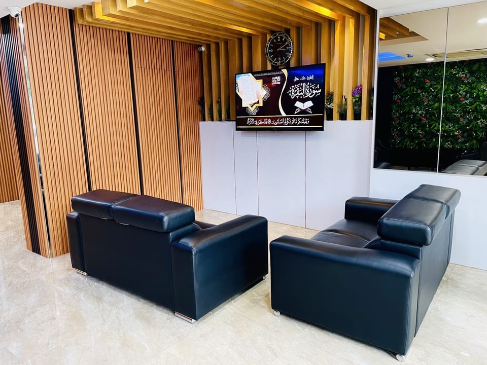 Lobby sitting area