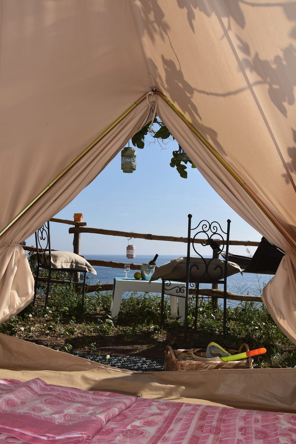 Tent, Sea Facing (by going down 350 steps) | Premium bedding, bed sheets