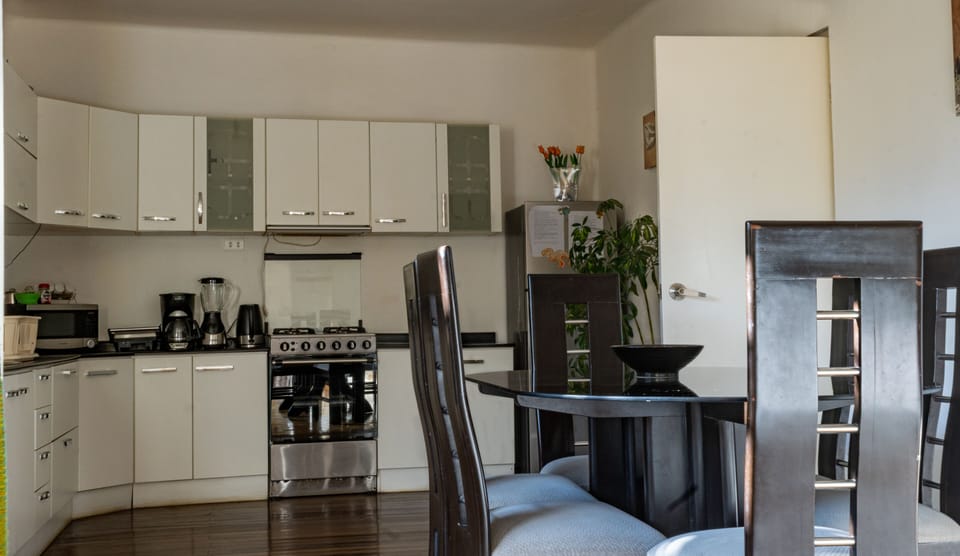 dining with kitchen