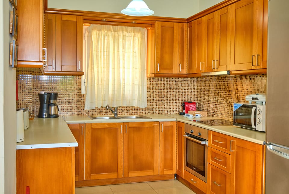 Villa Fotini with private pool Imerolia Kassiopi Kitchen