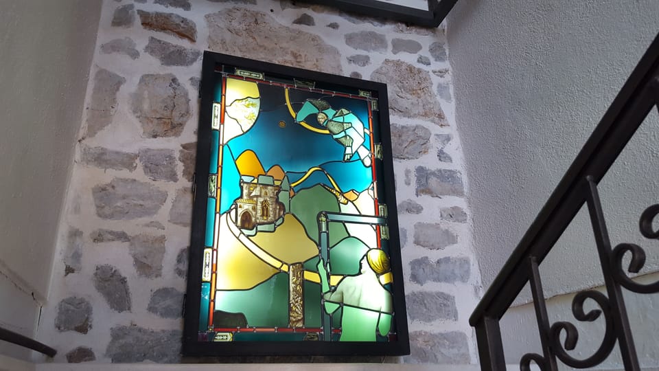 Fine artwork is displayed throughout the house