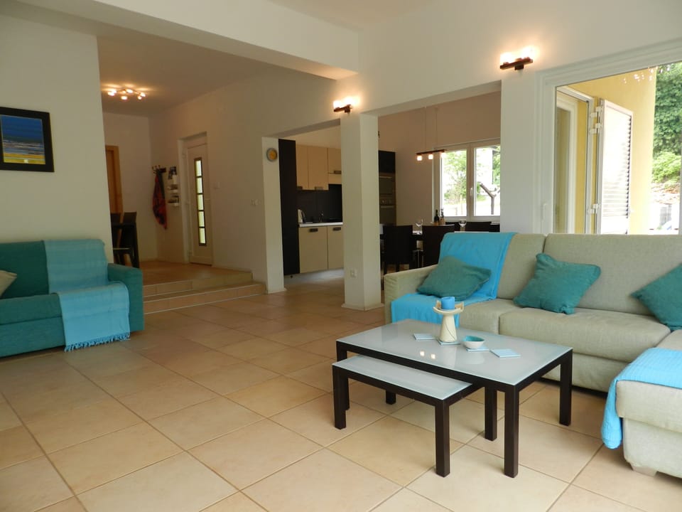 Large open plan living space giving your family lots of space to relax.