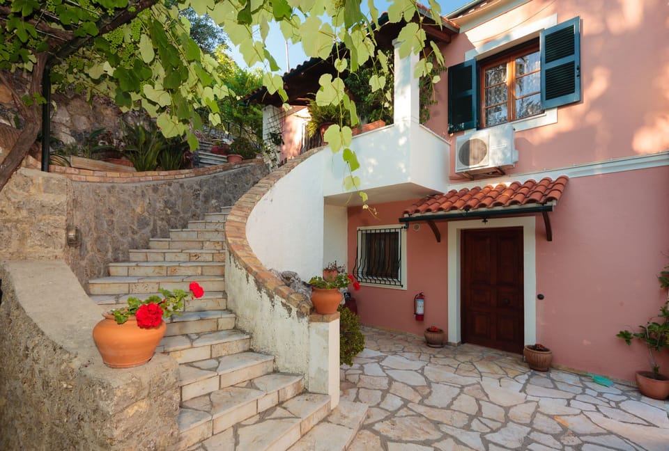 Stairs to apartment