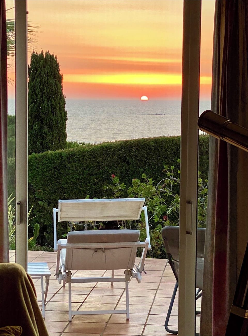View from the villa.