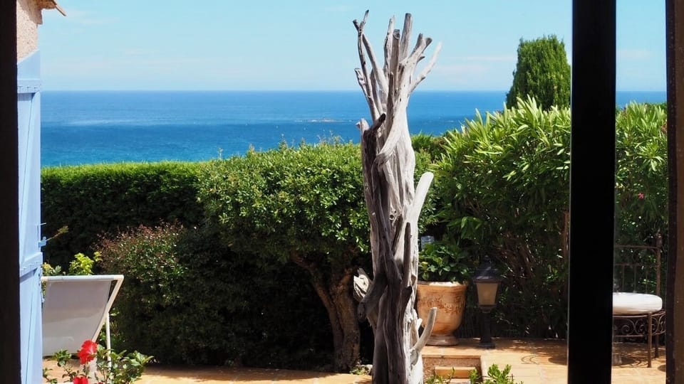 Sea view from kitchen.