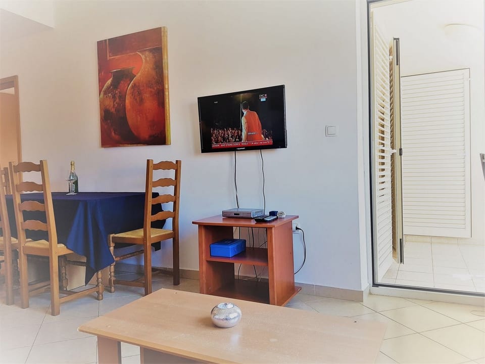 Apartments Vrtlici A4 living room with exit on terrace