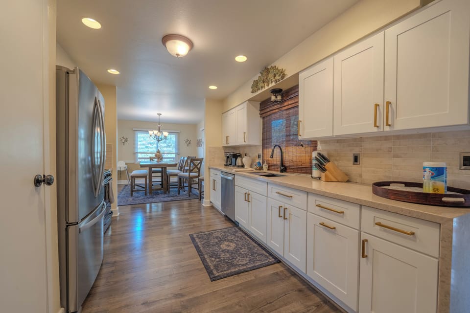 NEW KITCHEN IN 2024! Fully stocked, patio deck adjacent for outdoor dining!!