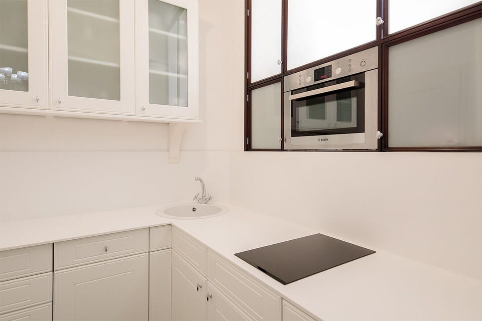 Well-equipped kitchen..