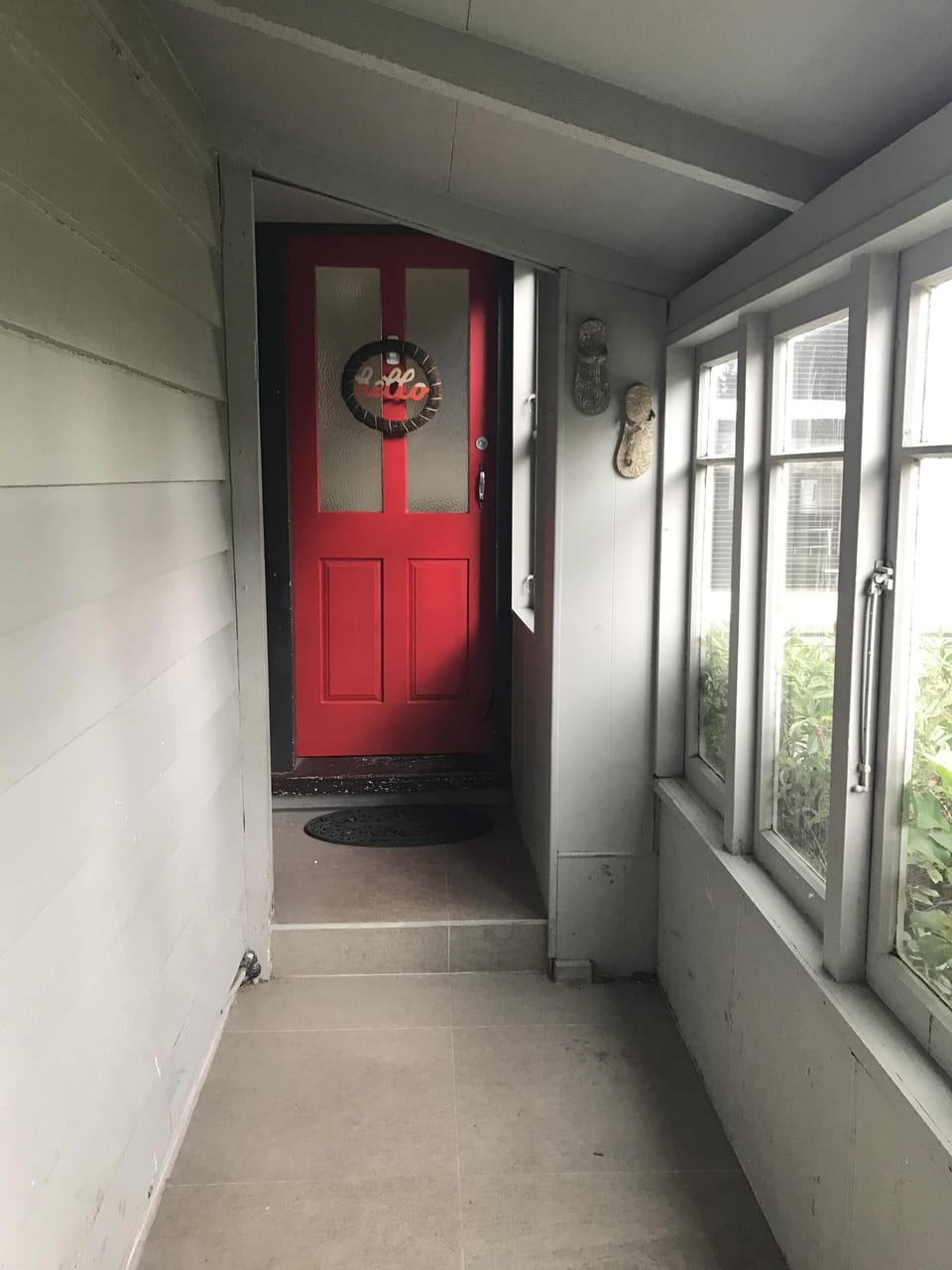 Main entrance door