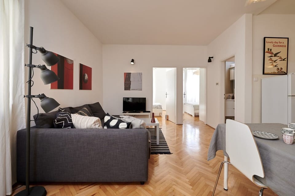 Living room in apartment Tin