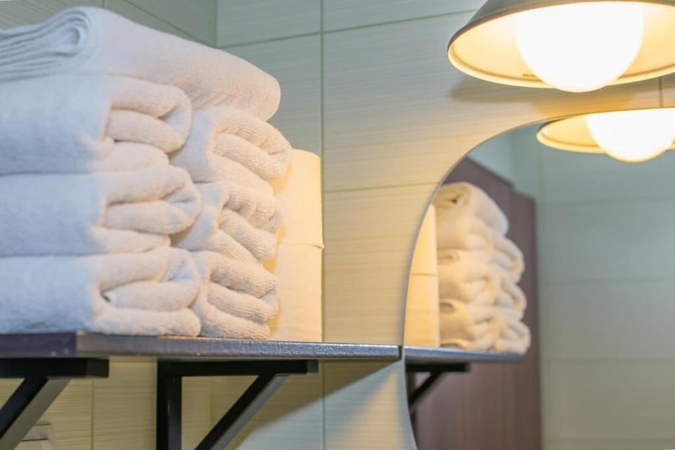 Bathroom with shower and WC