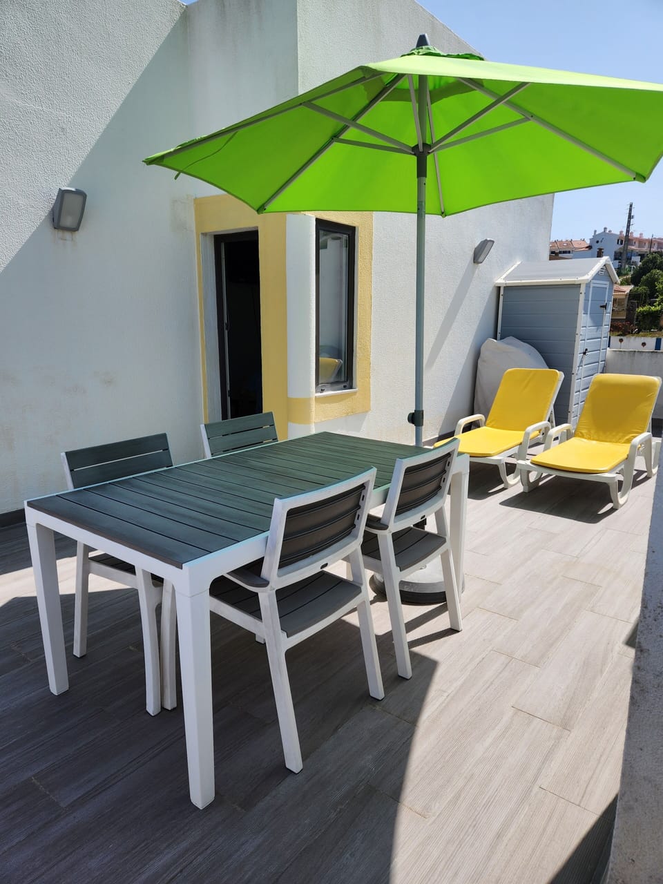 private terrace with total seaview