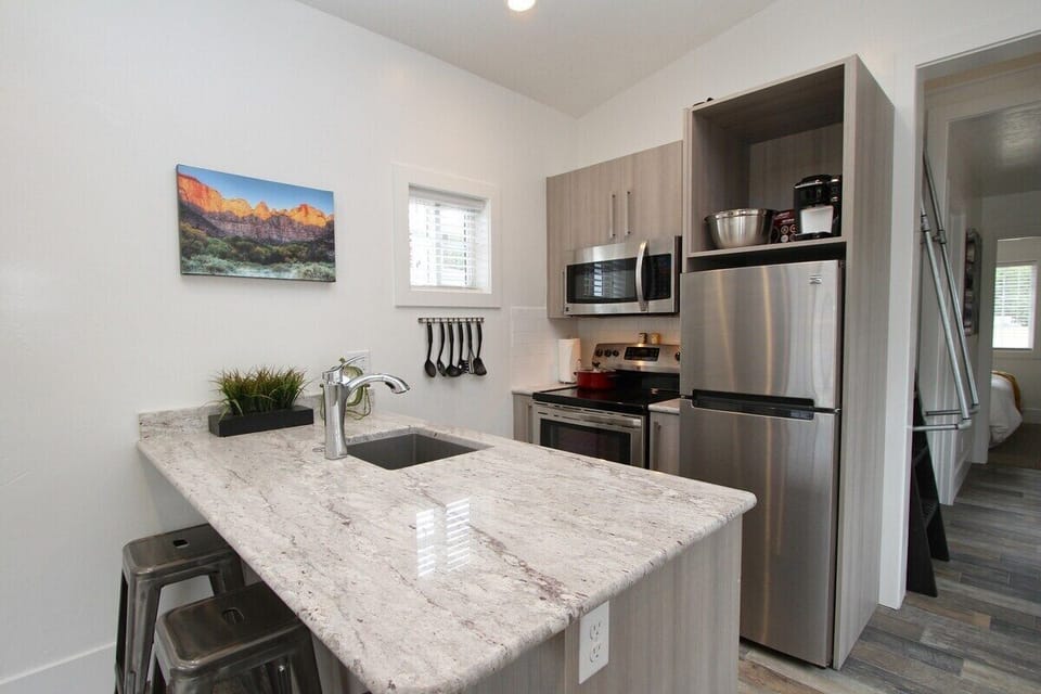 Kitchen area of Tiny House