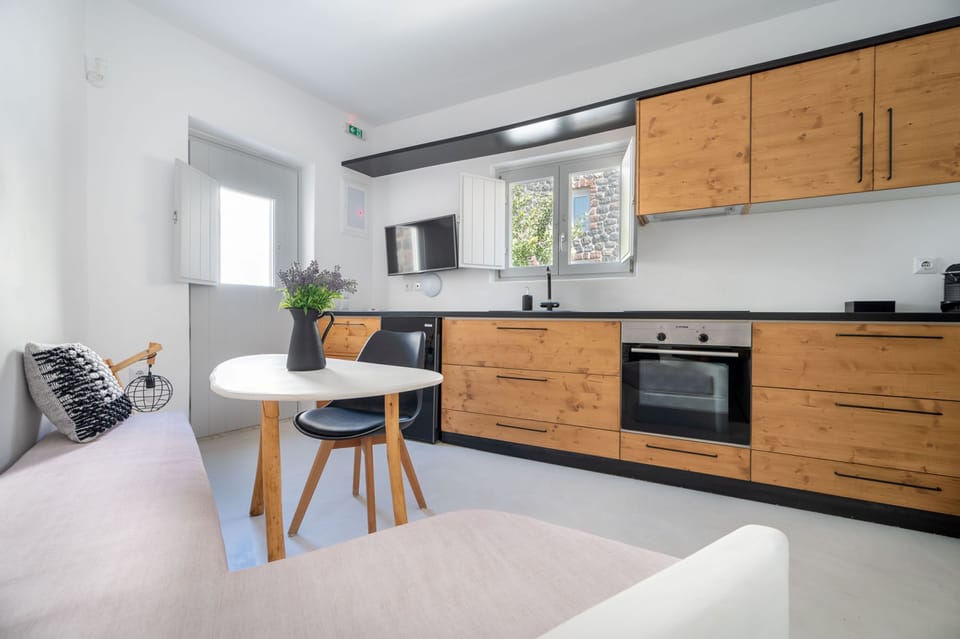 Two Bedroom Sea View Villa with Hot Tub - Fourni | Private kitchen | Fridge, oven, stovetop, espresso maker