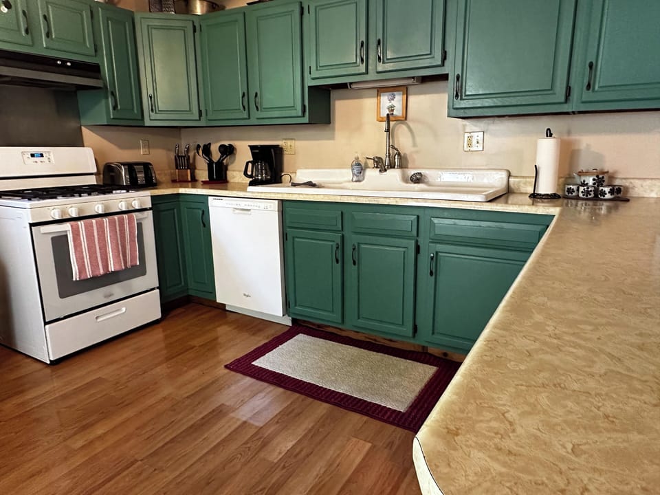 Kitchen on first floor. 