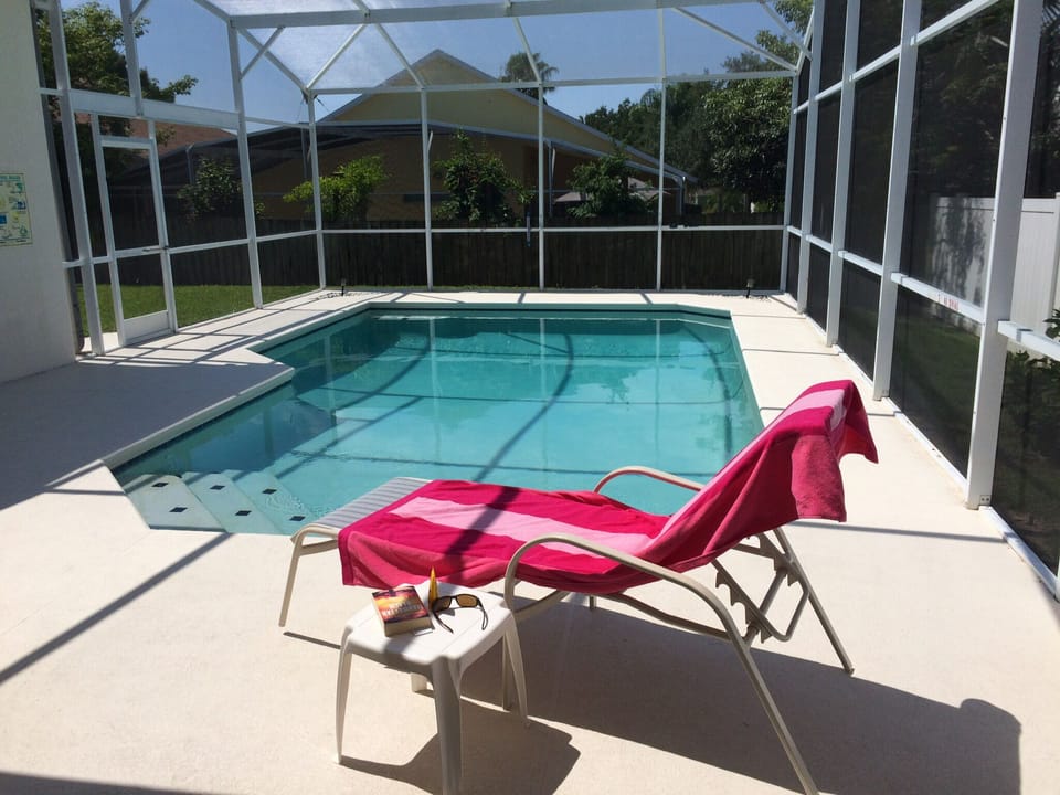 South facing large pool