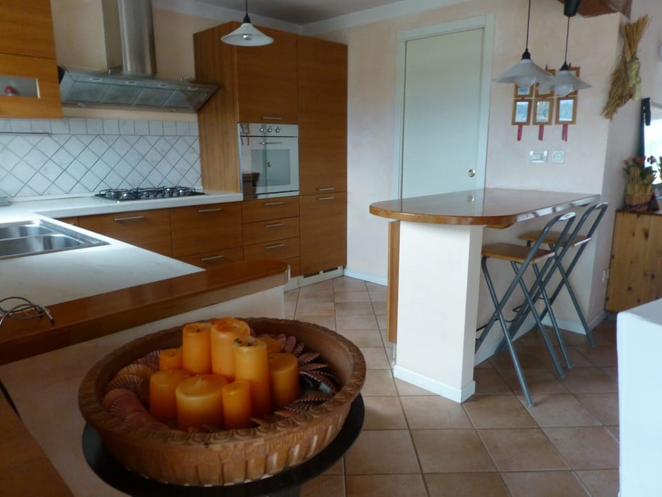 well-equipped kitchen