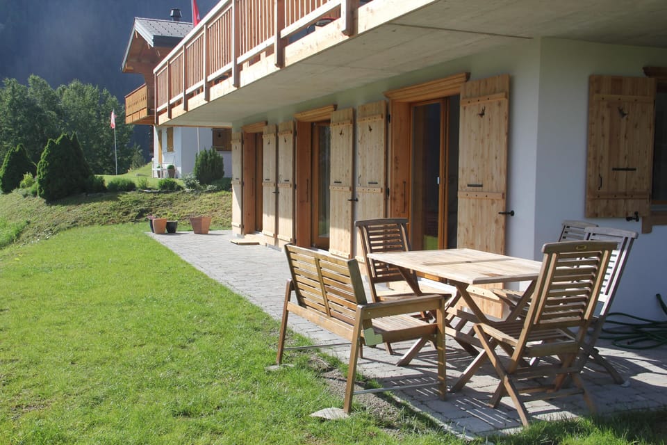 Outdoor dining area