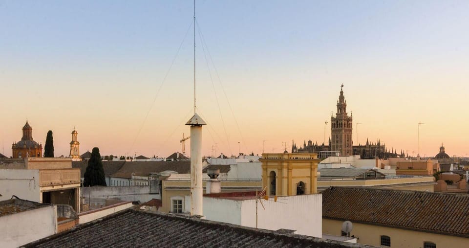 View of La Giralda - Cathedral of Seville.