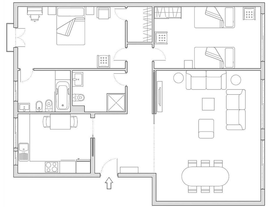 110m² | fourth floor | elevator
