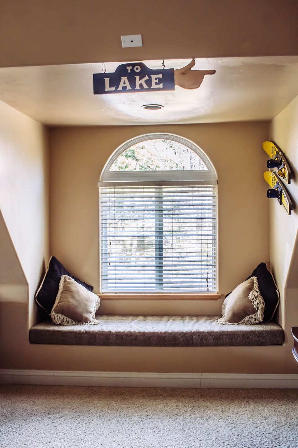 Game Room has two very large windows seats (my teens liked to sleep up there)