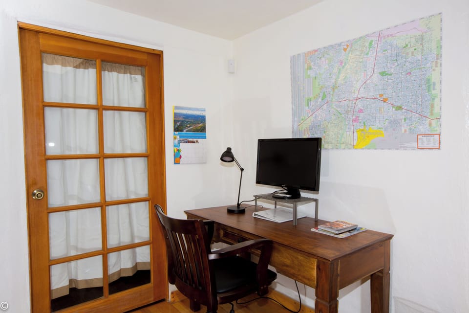 The office area - stay productive and connected.  High speed WiFi and ethernet.