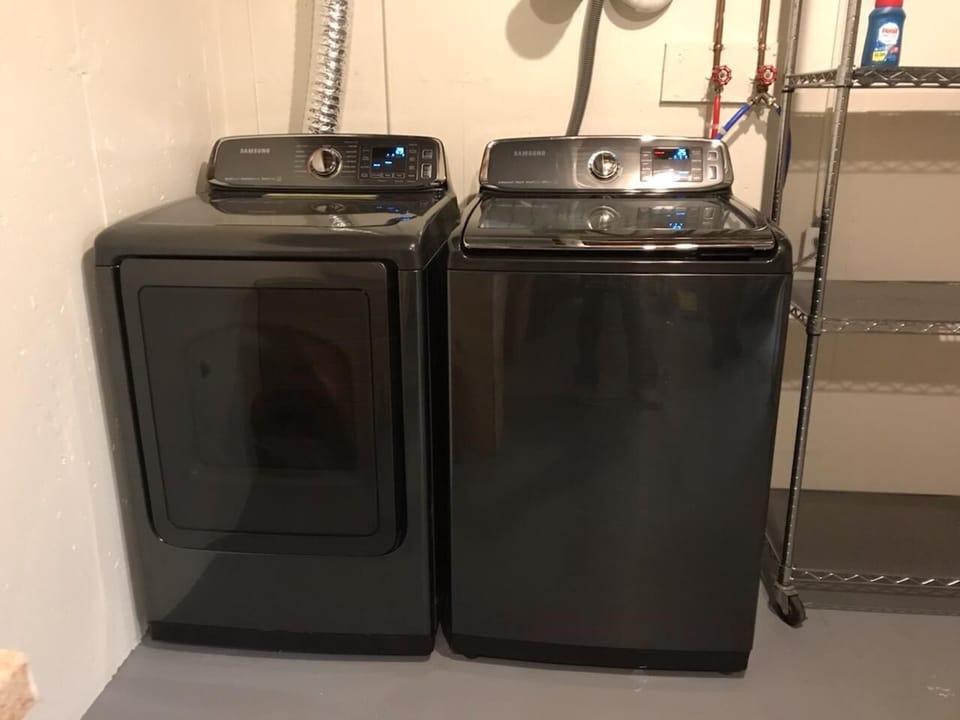 New 2018, high efficiency washer and dryer for your use