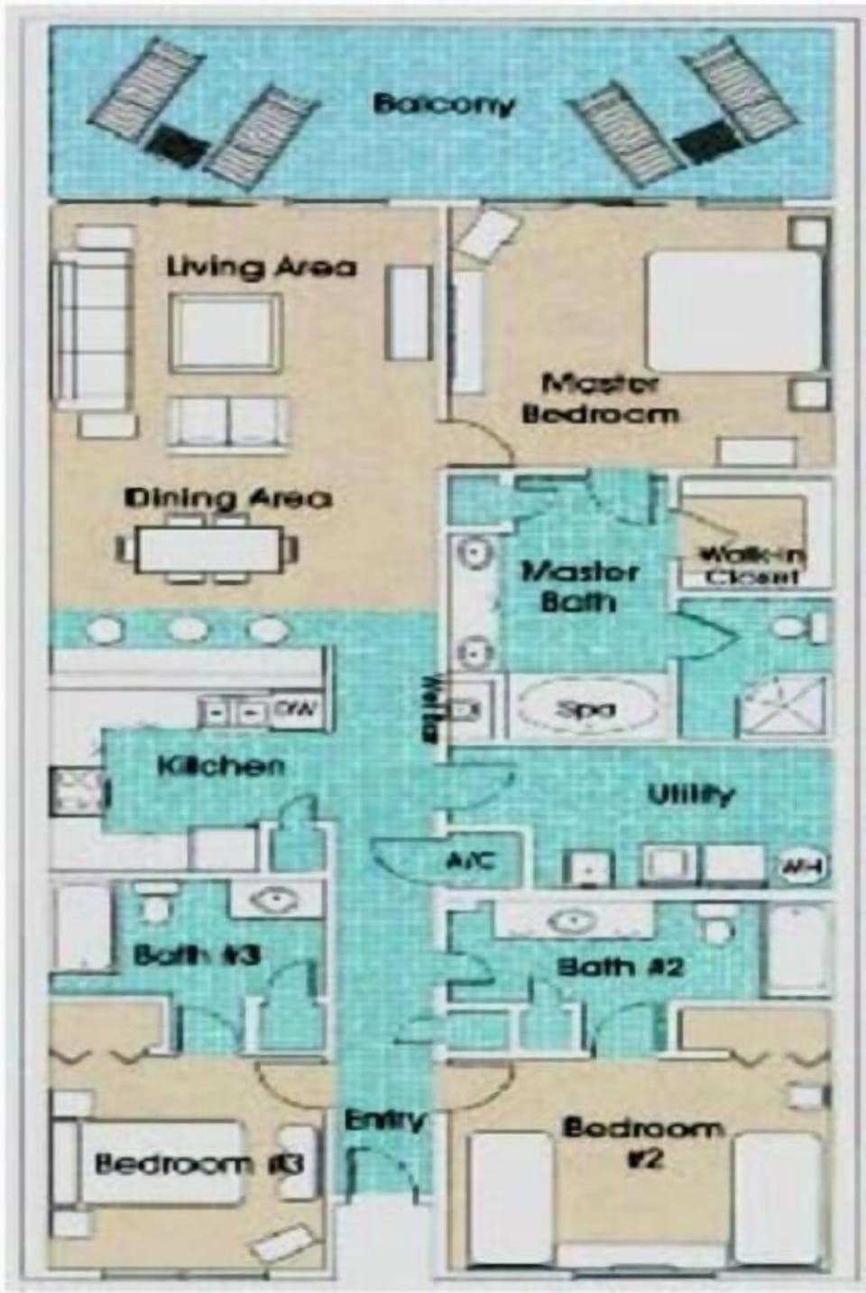 3 Bedroom Floor Plan