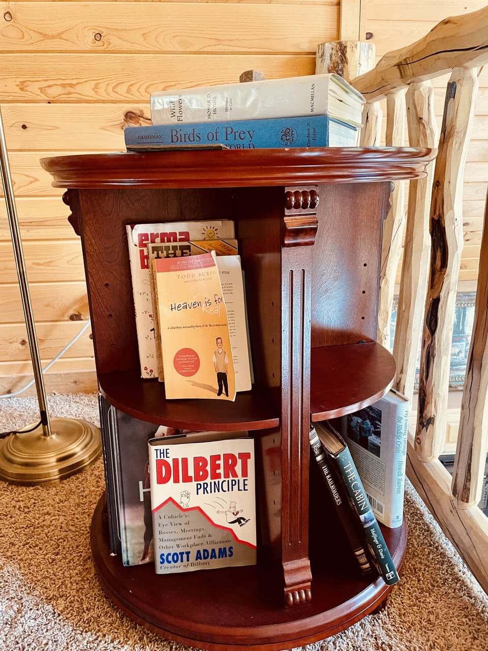 Grab a book to pass the time.