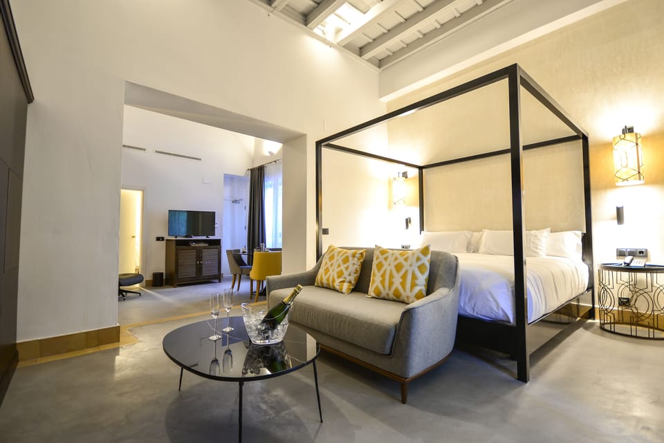 Royal Alcazar Suite room with terrace | 1 bedroom, Egyptian cotton sheets, premium bedding, down comforters