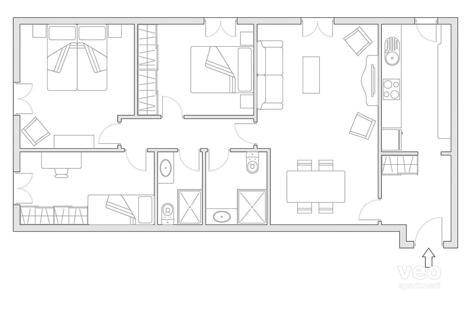 85 m² | first floor | no elevator
