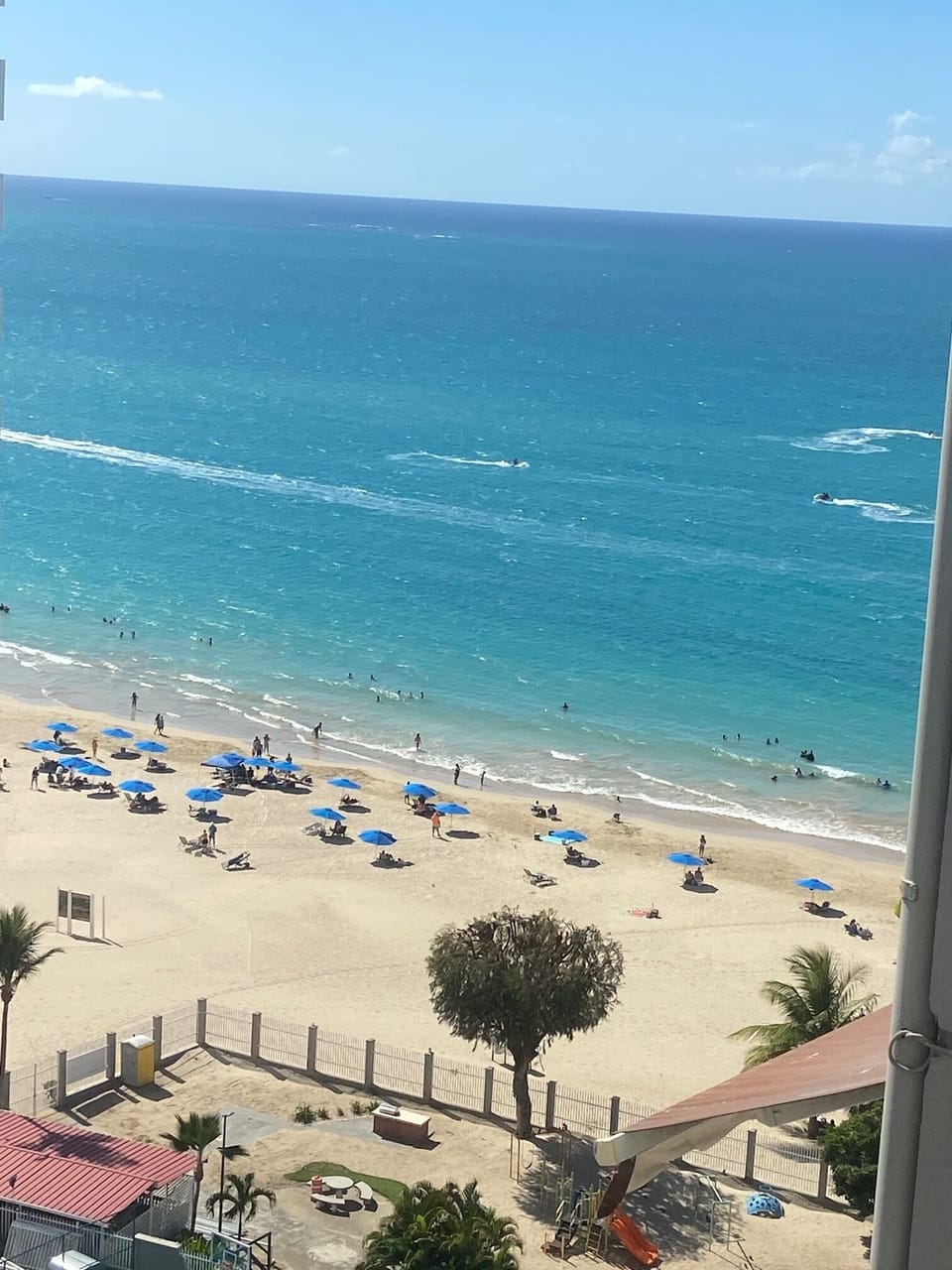 Balcony beach view