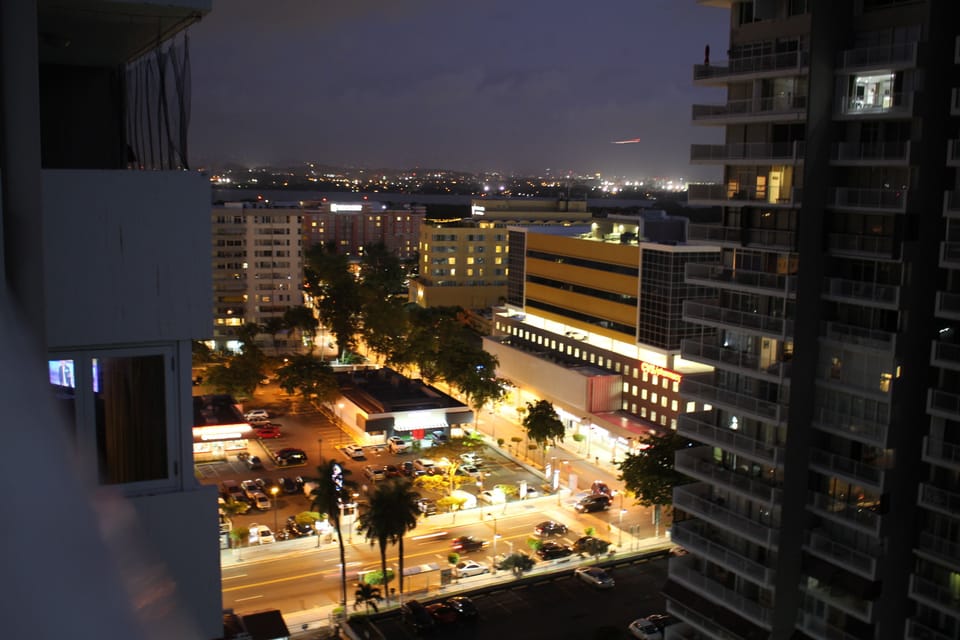 Balcony city view