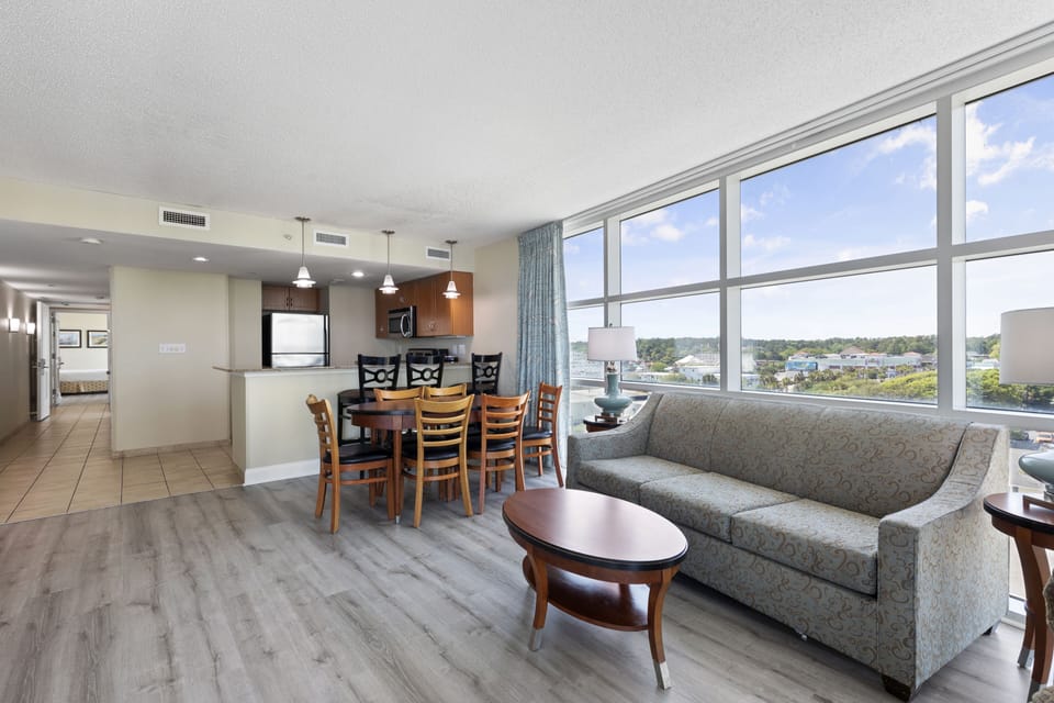 Condo, 2 Bedrooms, Balcony, Partial Ocean View, Full Kitchen | Living area | TV